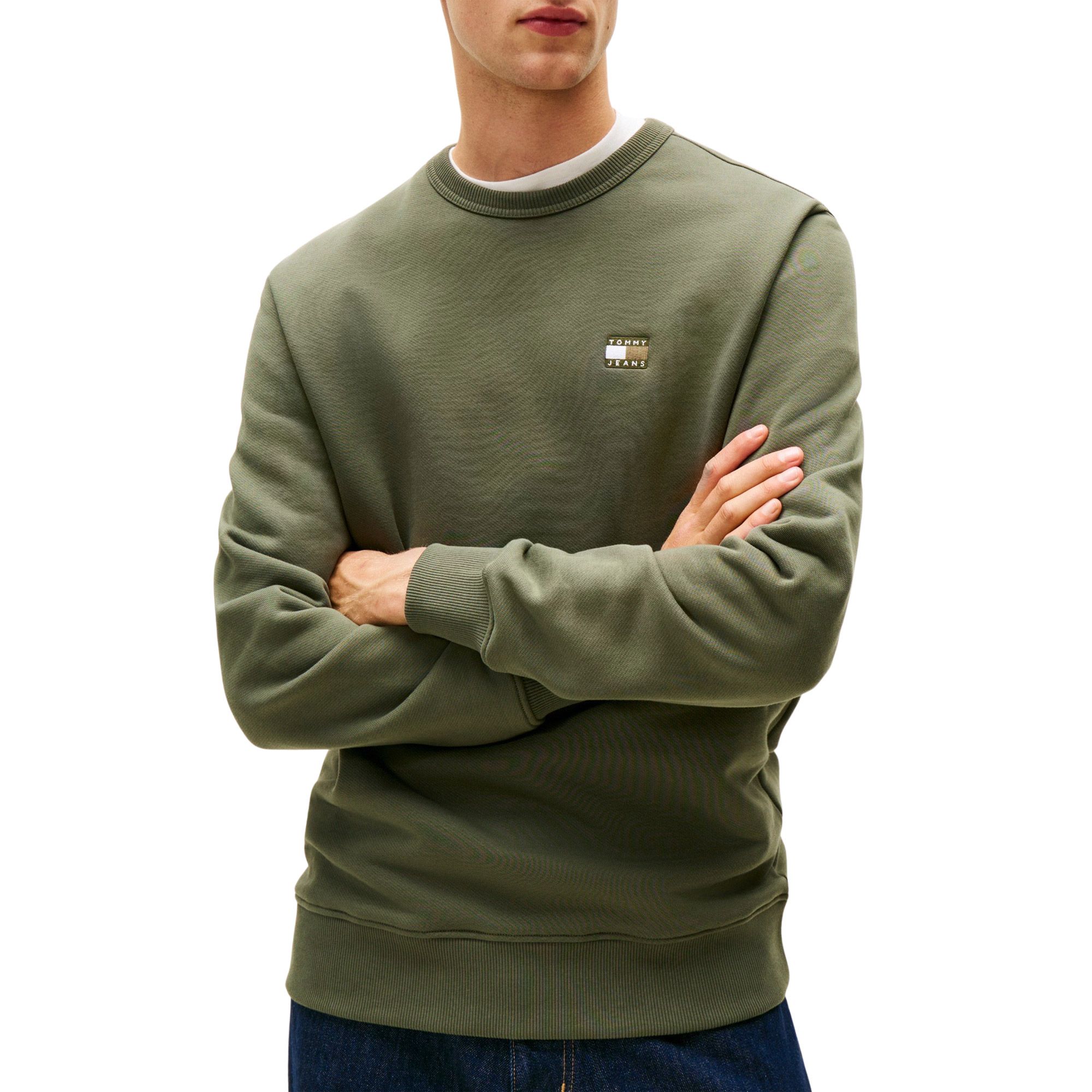 TOMMY JEANS Sweatshirt TJM REG BADGE CREW EXT