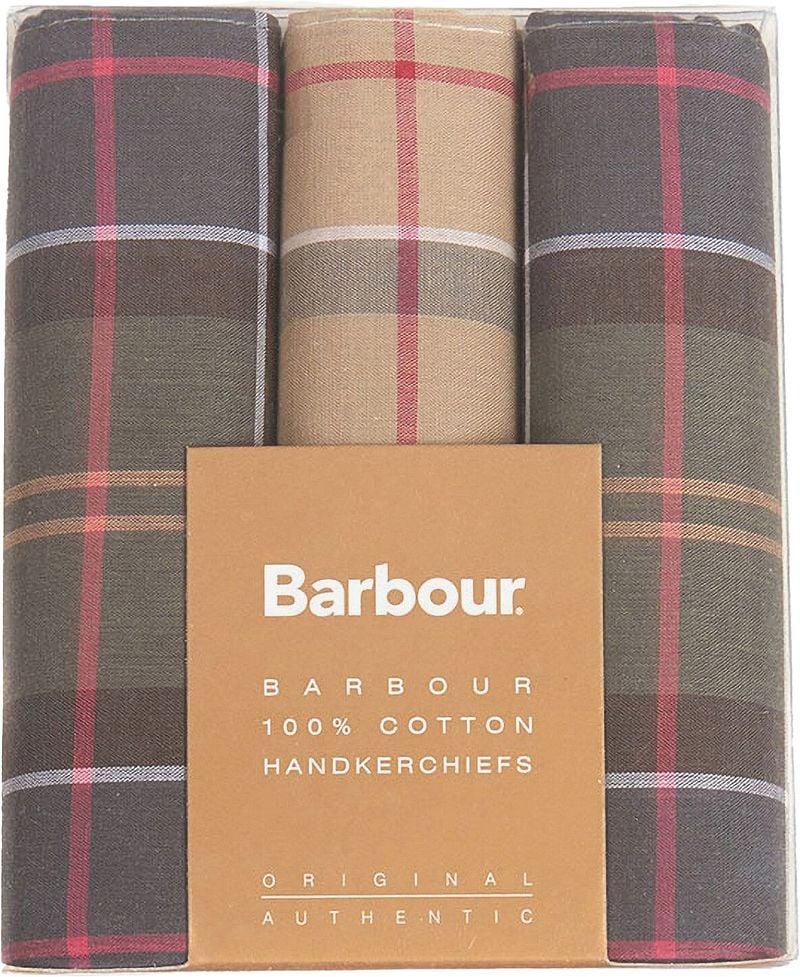 Barbour Zakdoek 3-Pack -