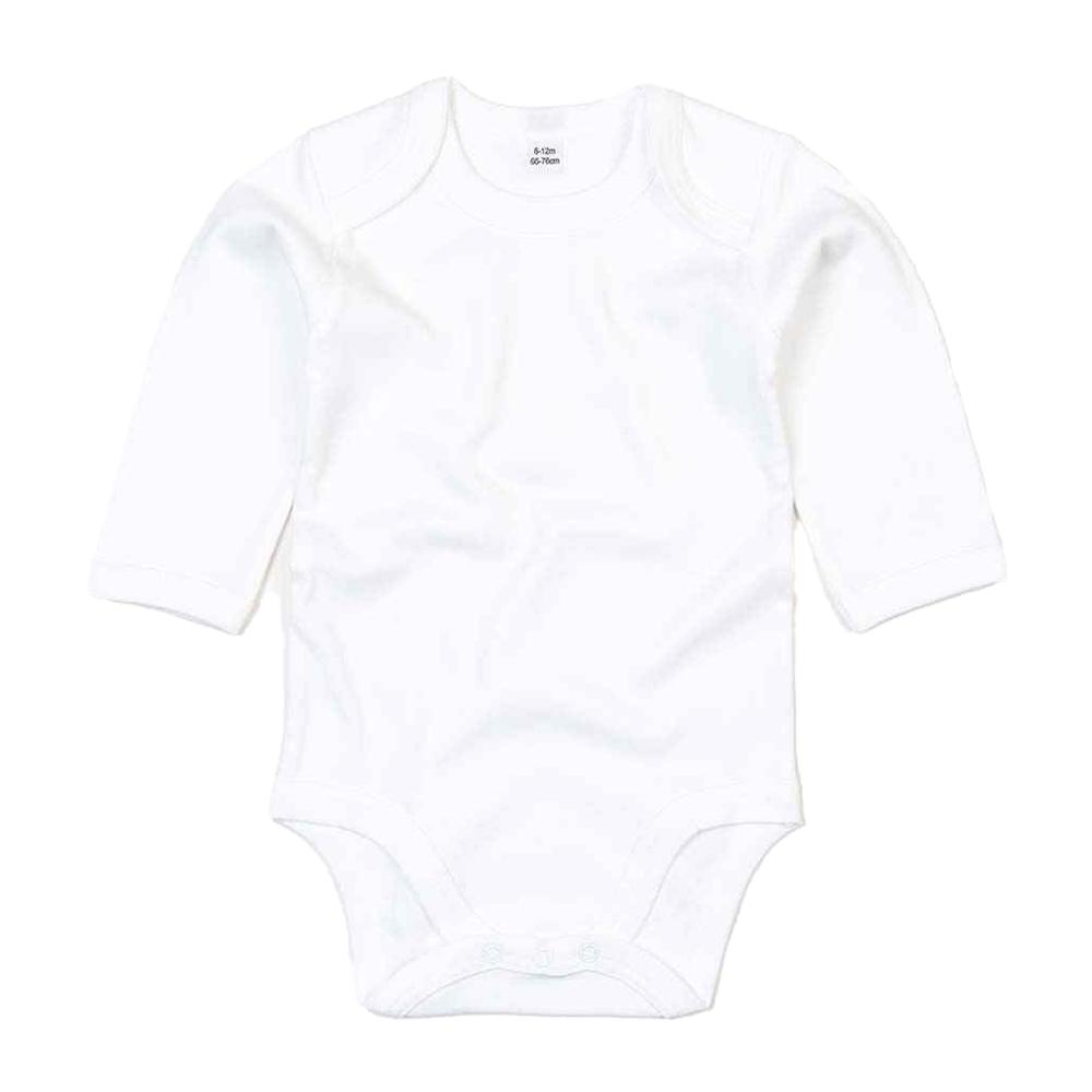 Babybugz biologische babybody met lange mouwen 6-12