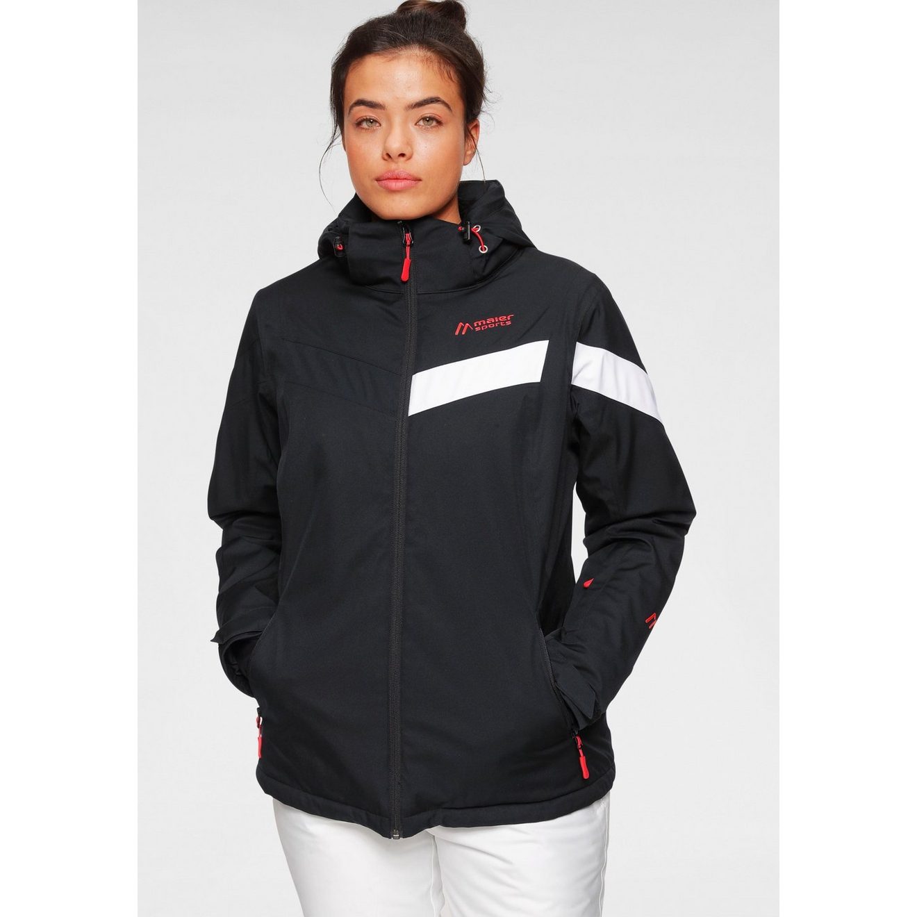 Maier Sports Winterjack Dames jas gewatteerd Water- & winddicht & ademend in grote maten