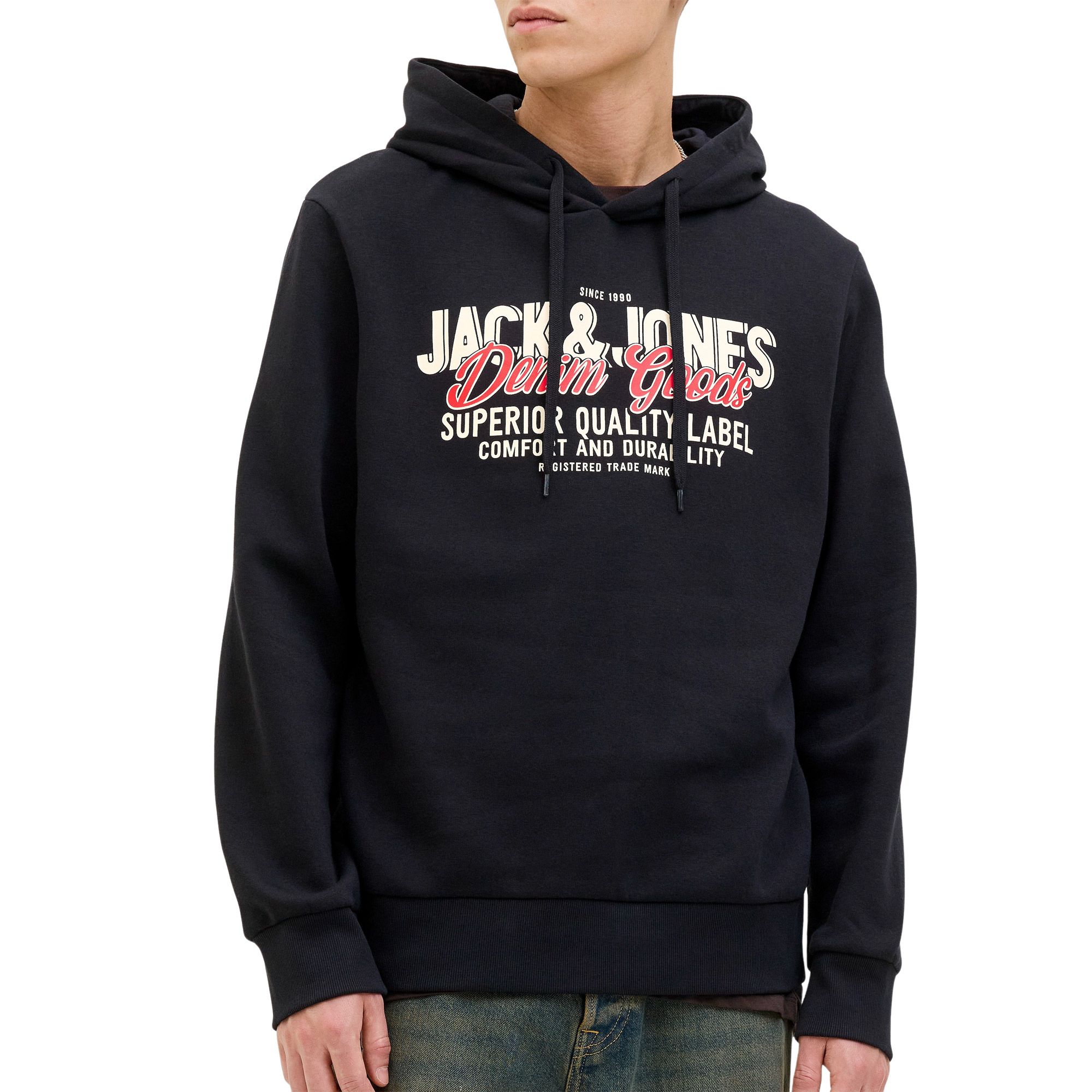 Jack & Jones Hoodie JJELOGO SWEAT HOOD 2 COL 25/26 NOOS