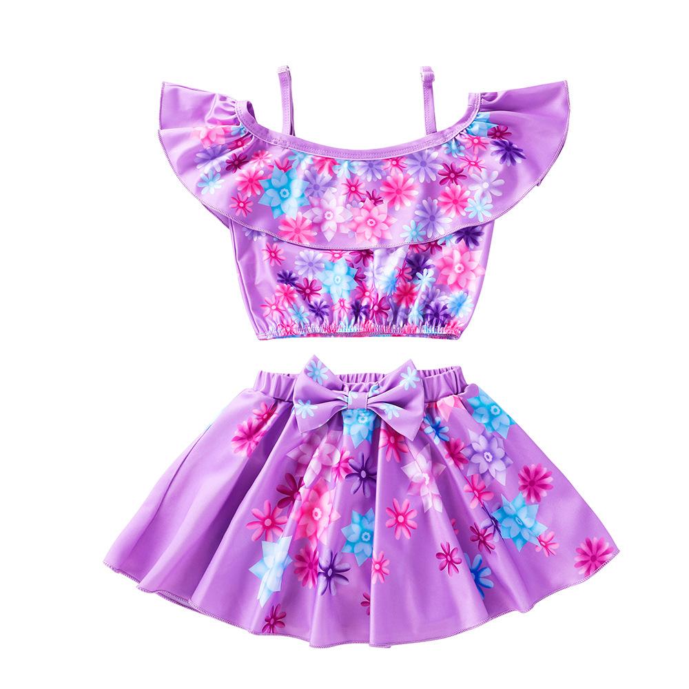 RichBaby Meisjes 2-delig badpak Mirabel bikini Isabella Pepa Dolores badpak Tankini Magic Family Adventure badmode 150