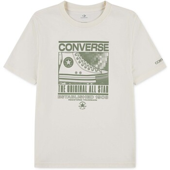 Converse T-shirt Korte Mouw  Cnvb Static Background Snkr Ss