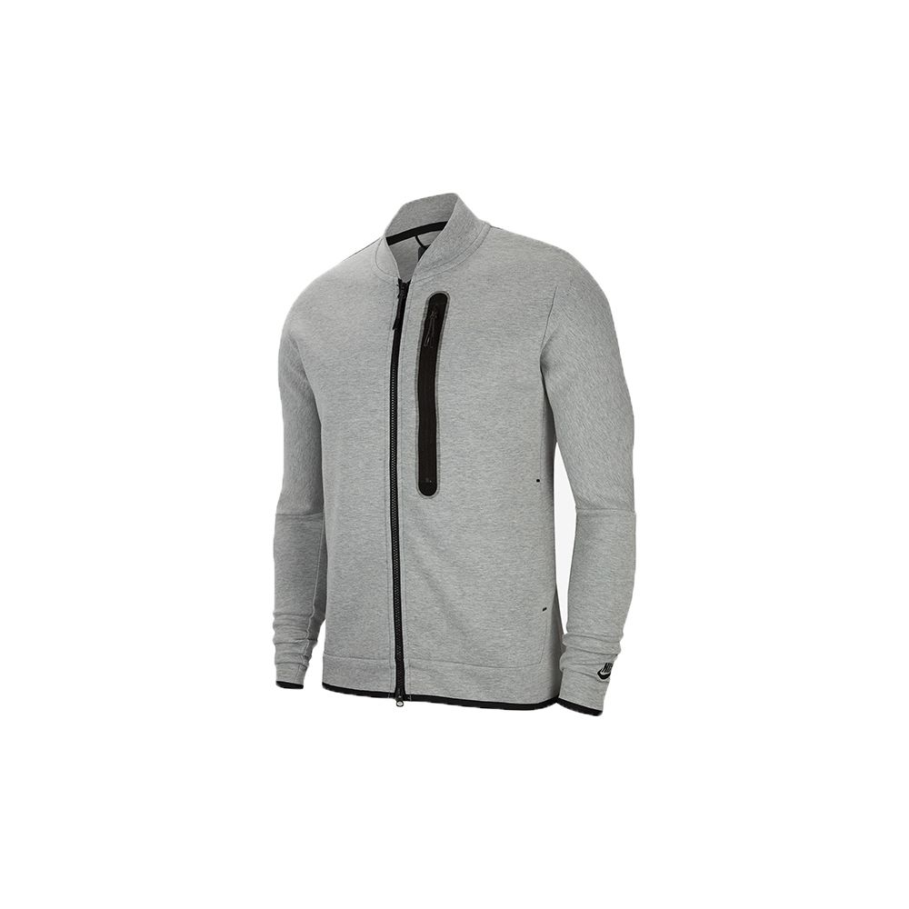 Nike Tech Fleece Long Sleeve Funnel-Neck Jacket Men Jacket Gray CZ1797-063 XS