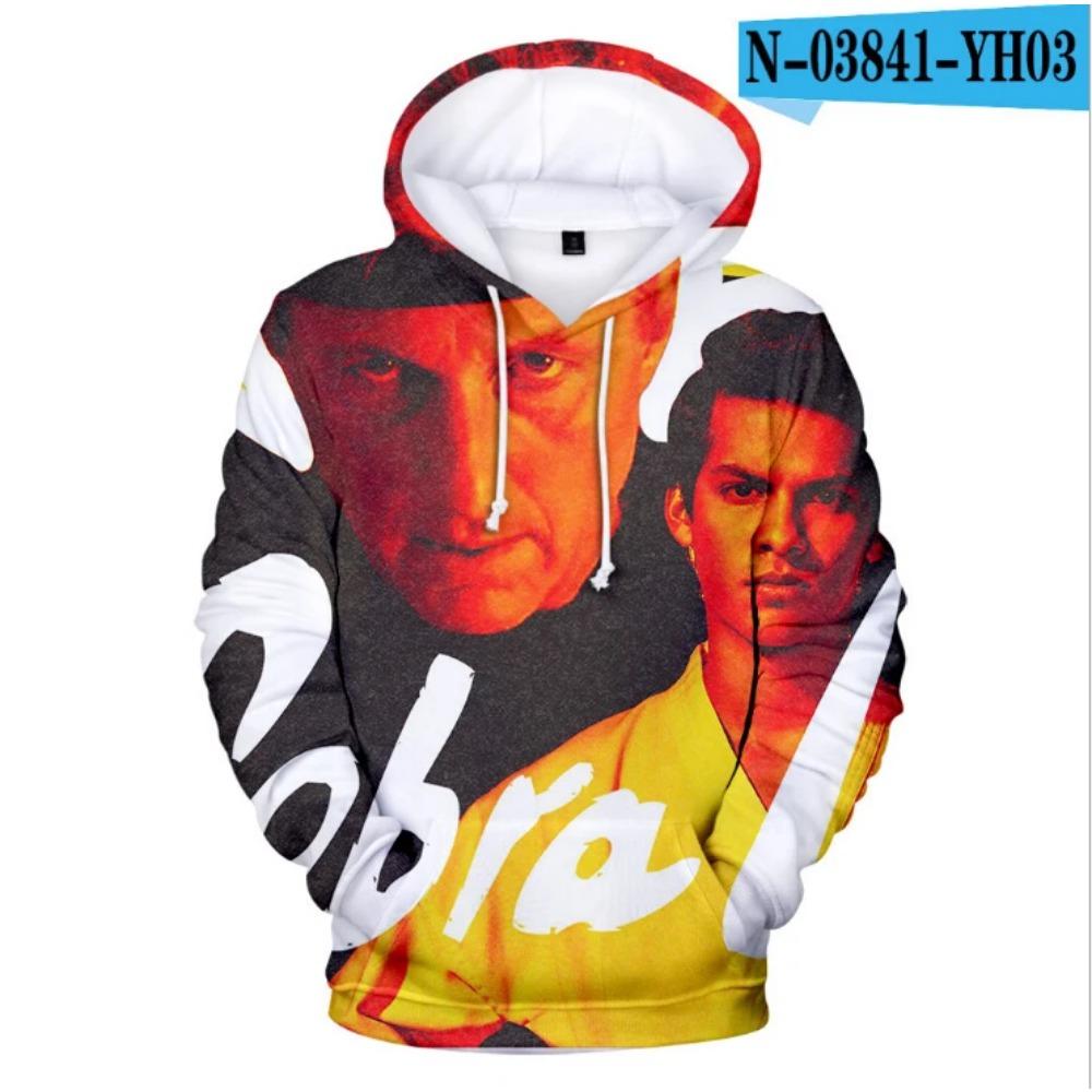 Wendy 3 The Karate Kid Cobra Kai 3D Print Hoodies Heren Sweatshirts Dames Trainingspakken Mode Herfst Harajuku Hoodie Casual Jongens Truien 160
