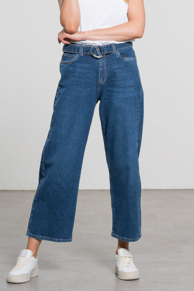 Feuervogl Damen vegan Jeans Flora Medium Blau