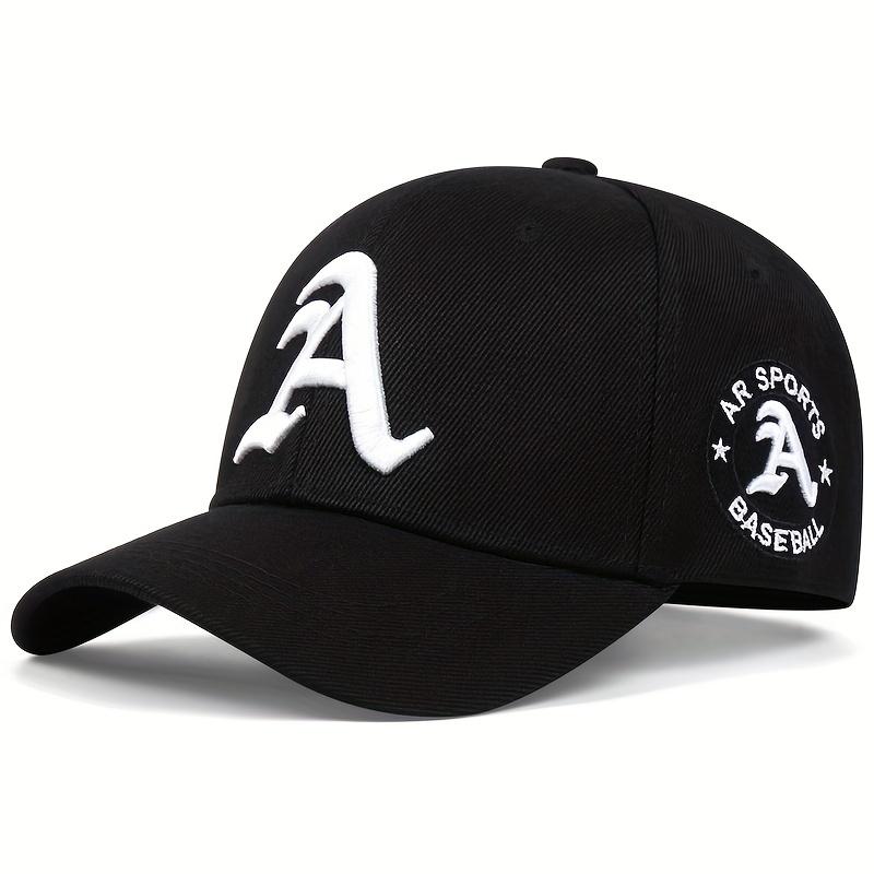 Cap Factory Mode Gotische Letter A borduurwerk hoed verstelbaar Outdoor katoenen honkbalpet golfpetten Trucker hoeden
