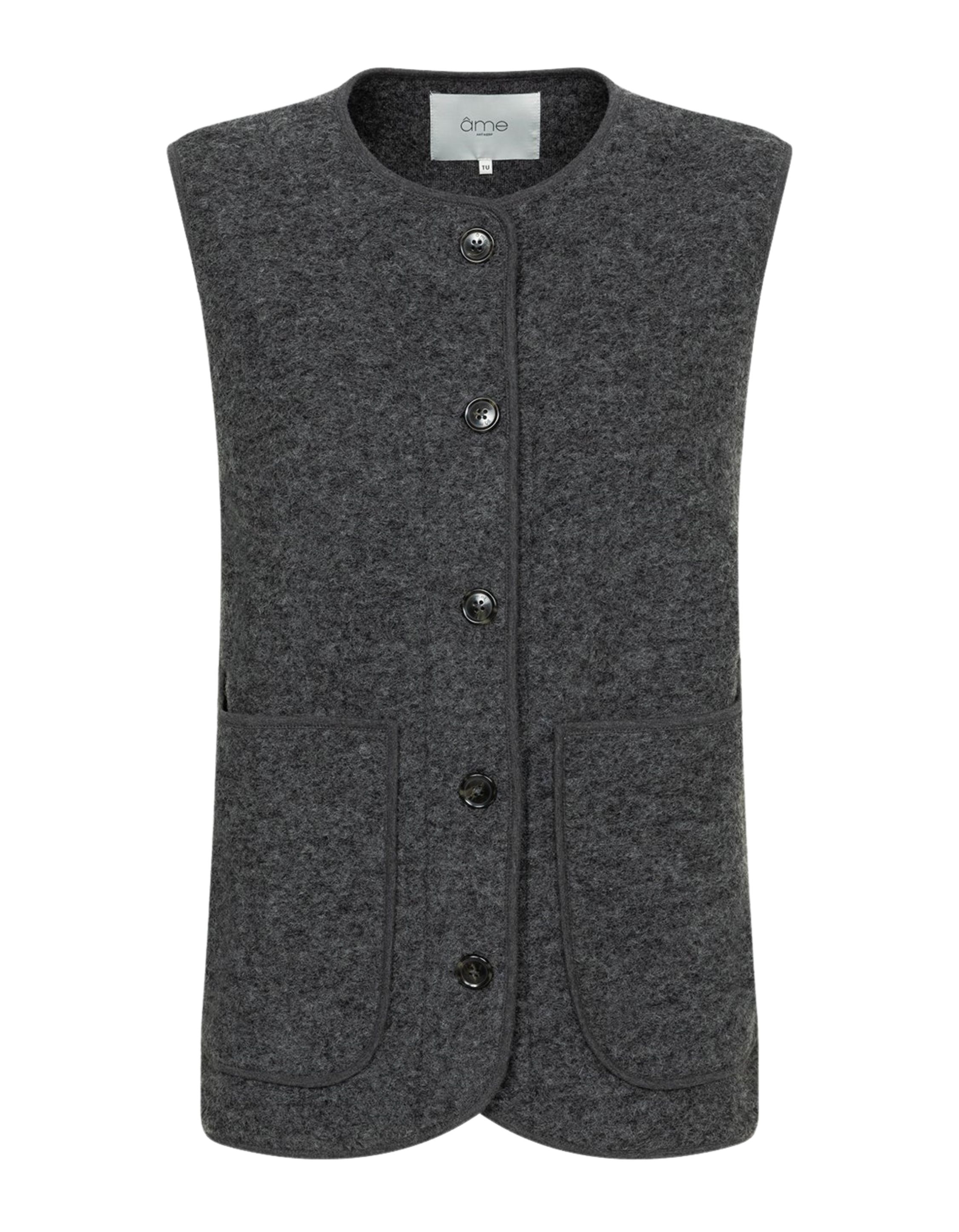 Âme Antwerp Sleeveless wool jacket gilets madison
