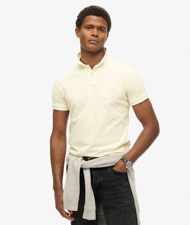 Superdry Destroyed Poloshirt Wit