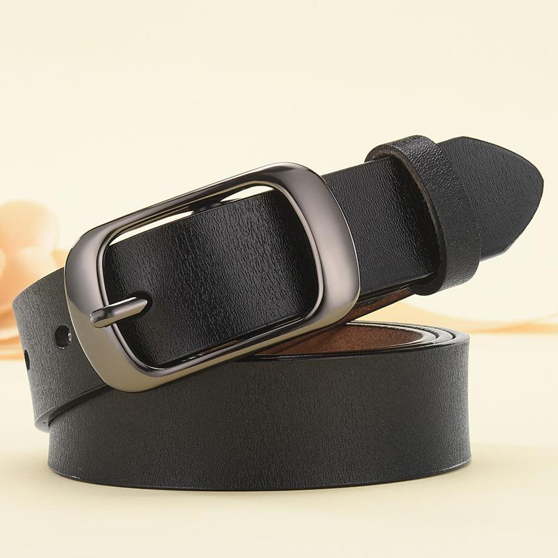 Joyin - QHG Retailer DINISITON Nieuwe Vrouwen Echt Lederen Riem voor Vrouwelijke Band Casual All-match Dames Verstelbare Riemen Designer Hoge Kwaliteit Merk 110cm