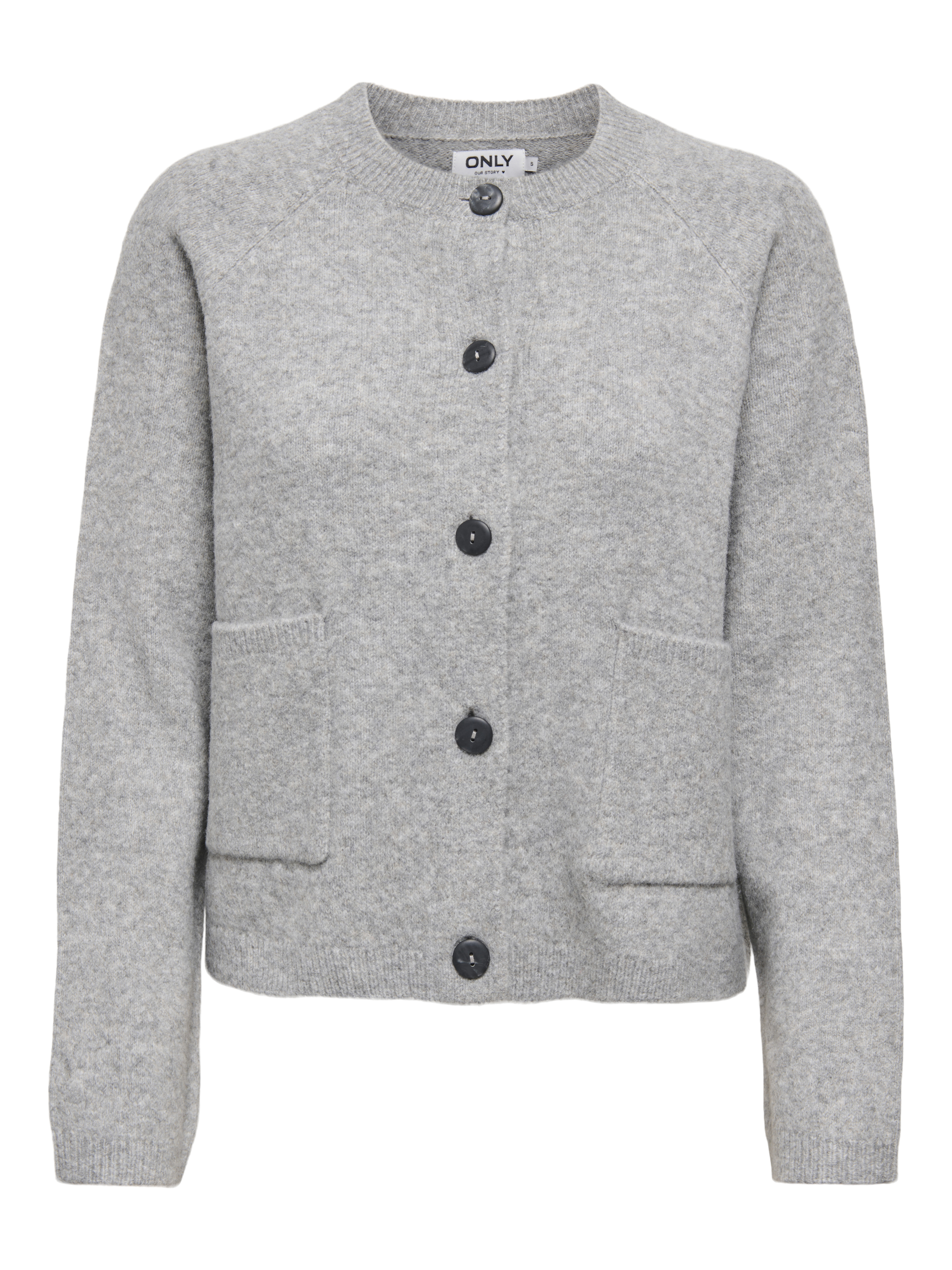 Only onlpiemonte l/s cardigan knt noos 15344118 light grey melange
