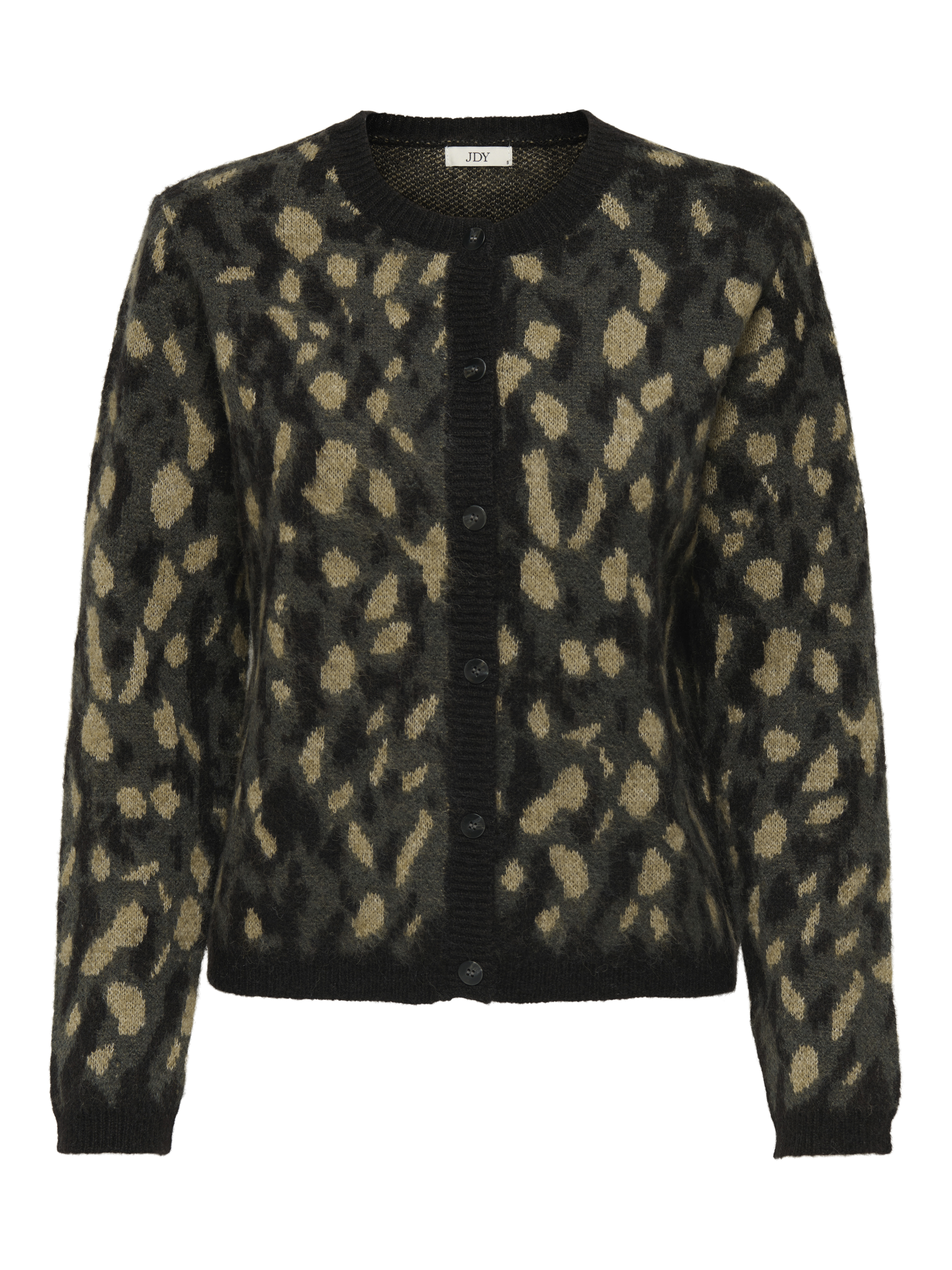 Jacqueline de Yong kayla life l/s jacq o-neck cardi 15359725 asphalt