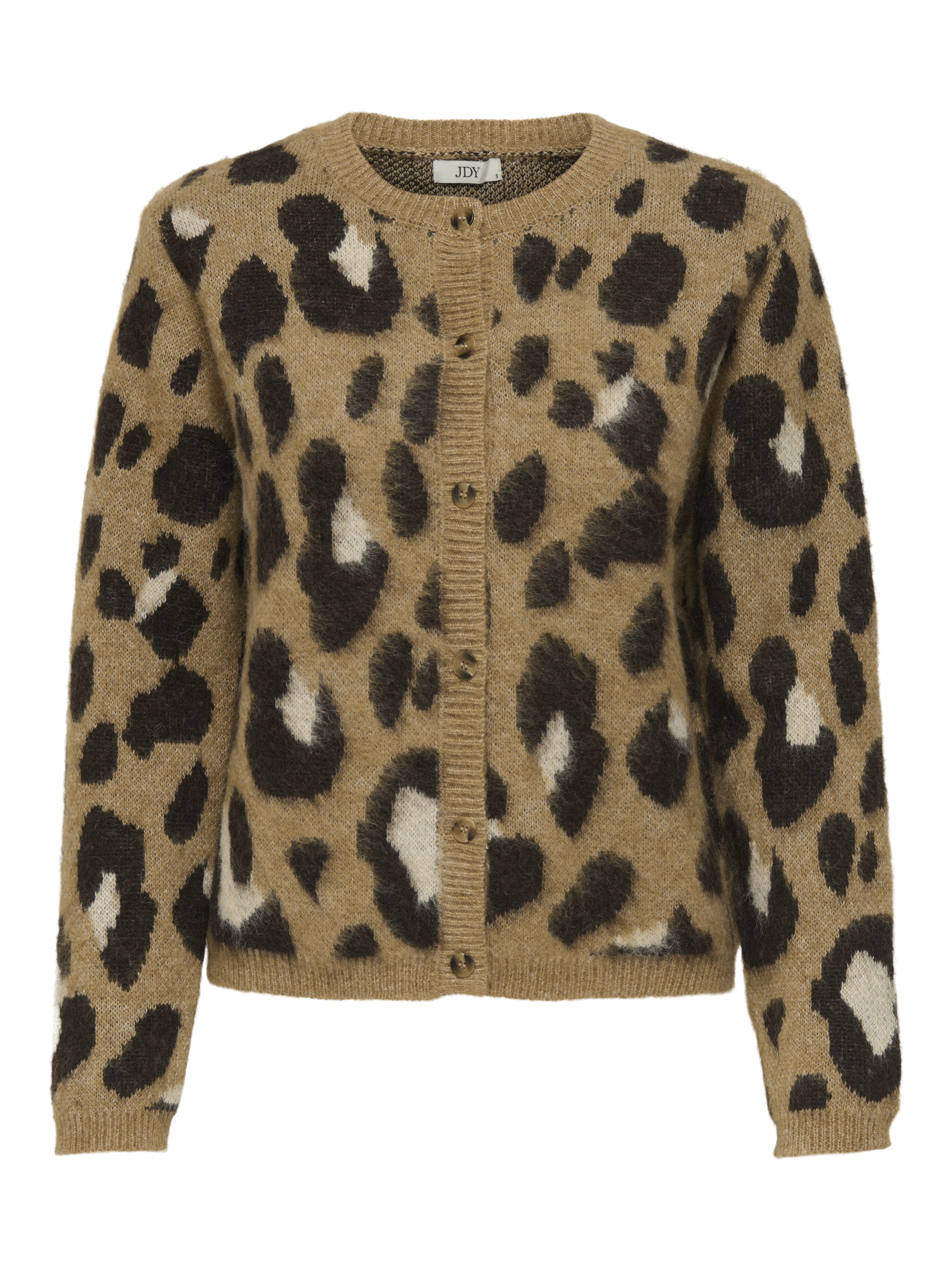 Jacqueline de Yong kayla life l/s jacq o-neck cardi 15359725 rubber