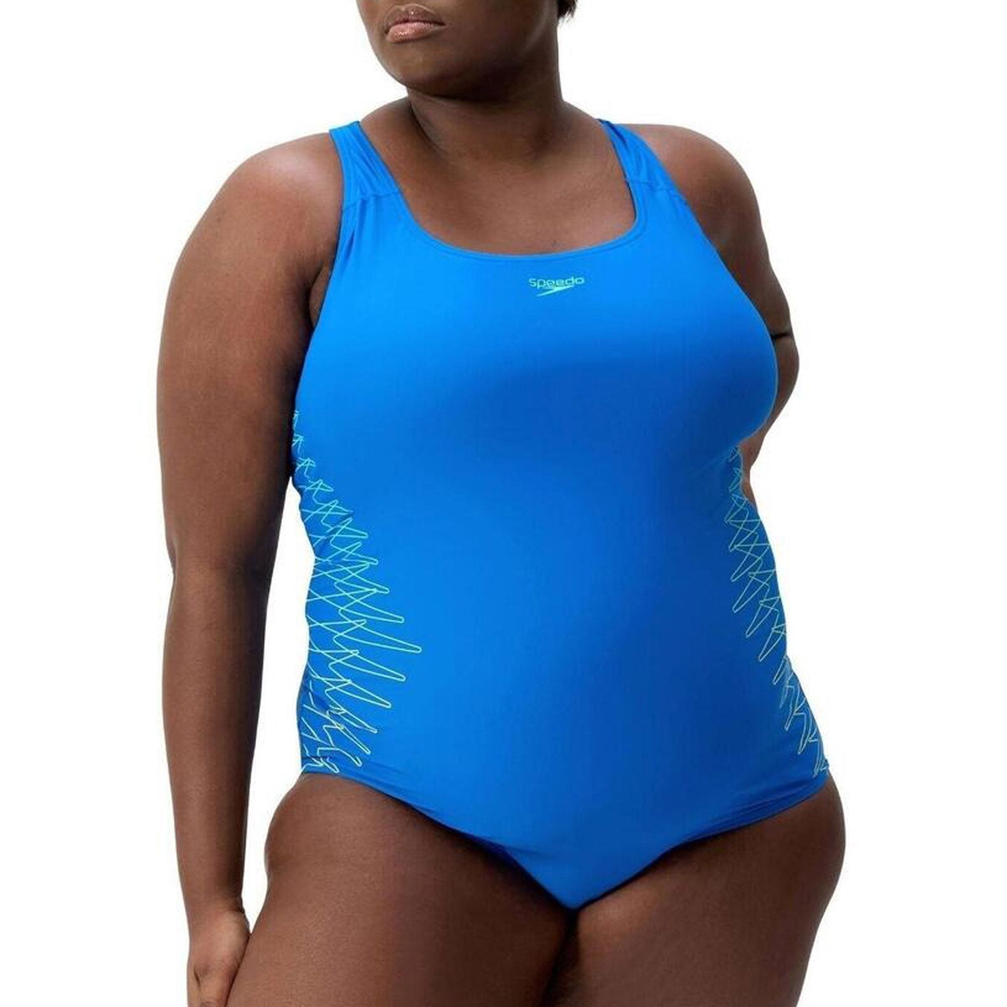 Speedo Digital Placement Medalist Badpak Dames (plus size)