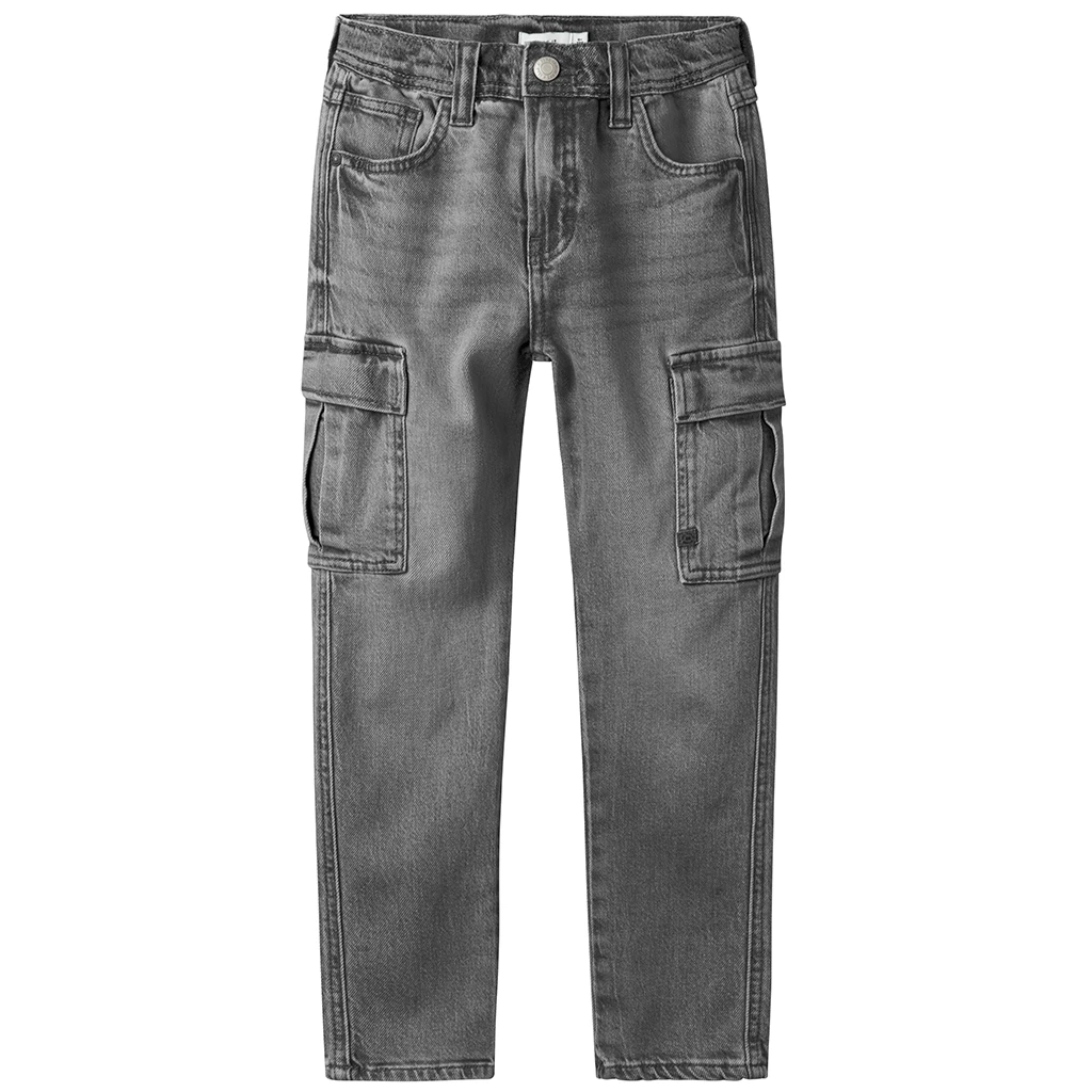 Name It-collectie Jeans cargo TAPARED Silas (medium grey denim)