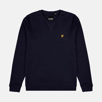 Lyle & Scott Sweater Lyle & Scott ML1131V BRUSHED NECK CREW-Z27 DARK NAVY BRUSHED