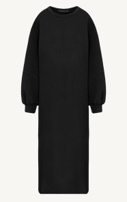Jurkjes Relaxed Fit Sweaterjurk Zwart