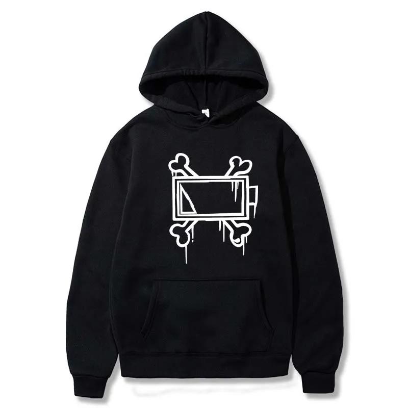 ETST 011 Heren Hoodie MURDER DRONES Hoodies Bedrukking Lange Mouw Casual Lente en Herfst Sweatshirt Fleece Streetwea Kleding S