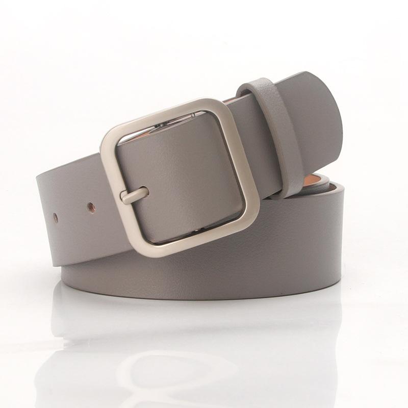 COOLERFIRE FASHION Dames Broeken Riem Vintage Pin Gesp Riemen Effen Kleur Tailleband Merk Dames Mode Trend Hoge Kwaliteit Werkende Riem DT144 105CM