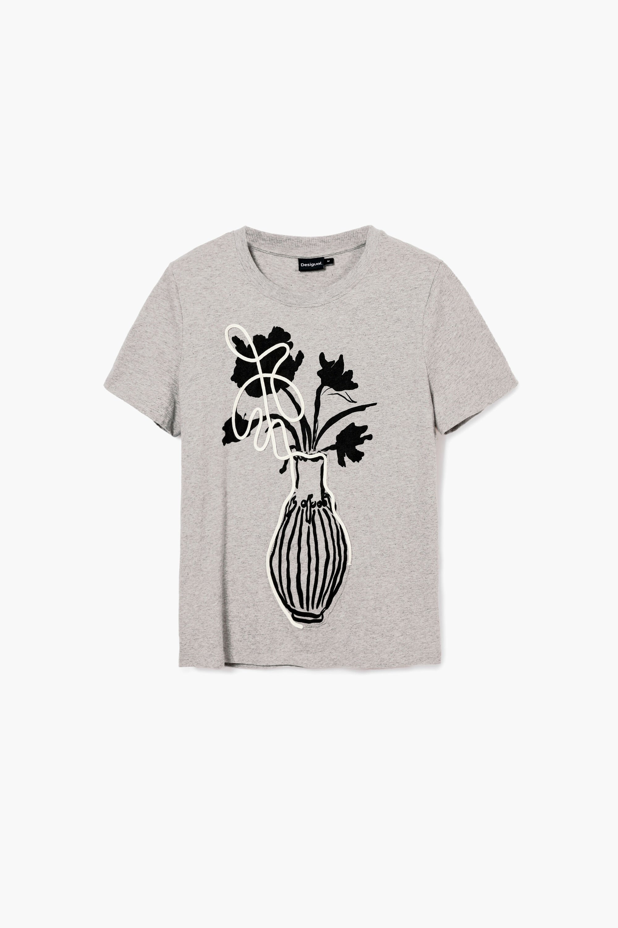 Desigual Effen T-shirt vaas - BLACK