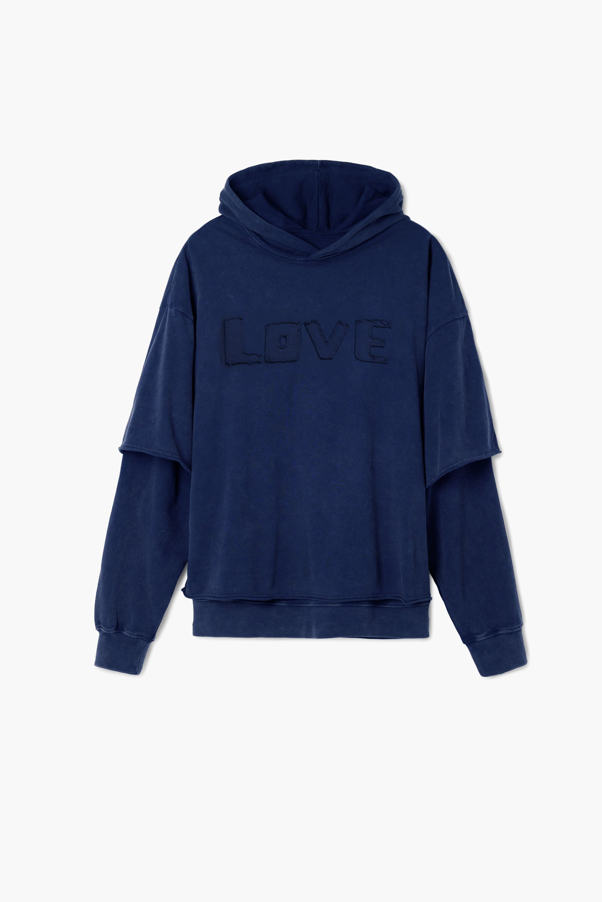 Desigual Dubbelmouwige sweatshirt - BLUE