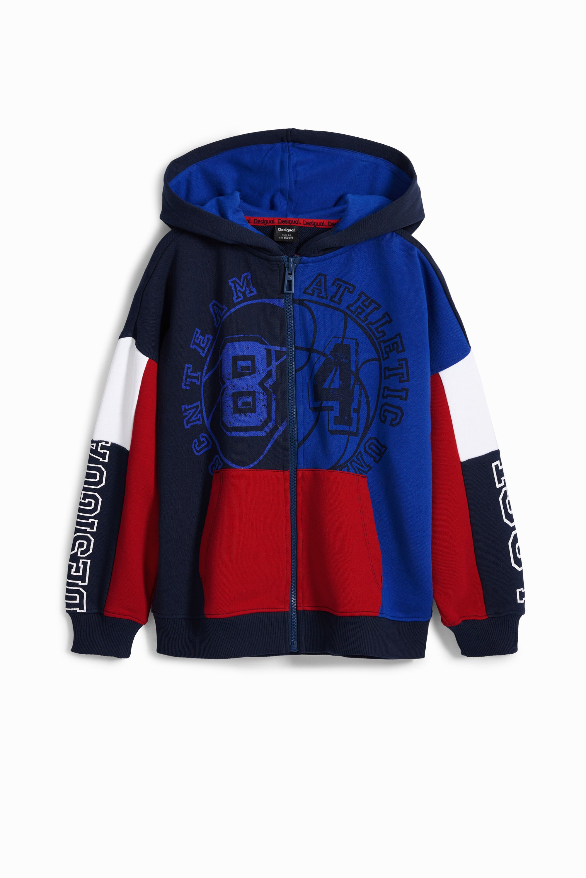 Desigual Basketbalstijl sweatshirt - MATERIAL FINISHES