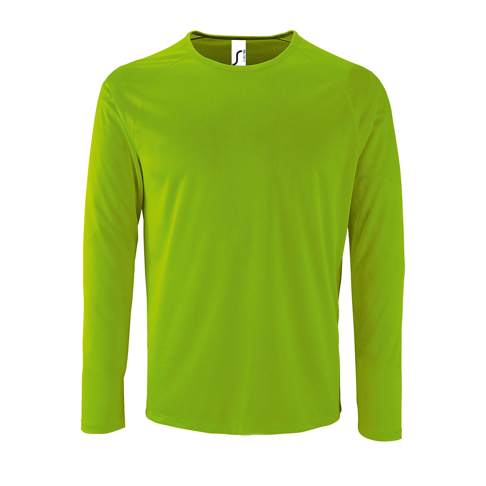 SOLS Sportief prestatie-T-shirt met lange mouwen voor heren XXL