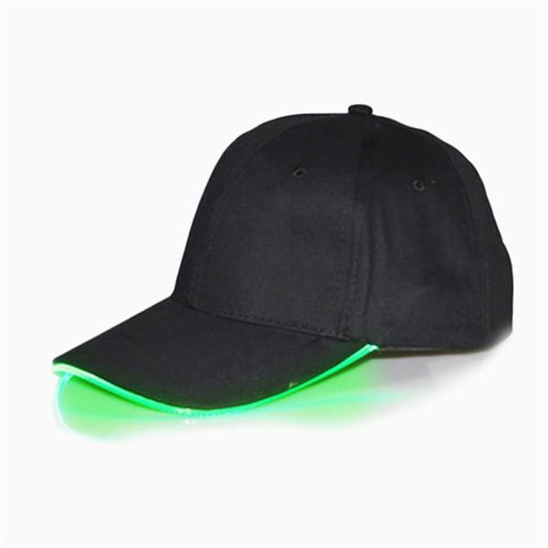 Newd Leuke verstelbare led-lichtgevende fedora-hoed met knipperende honkbalhoed Hiphop-accessoires 2