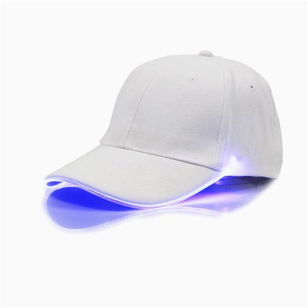 Newd Leuke verstelbare led-lichtgevende fedora-hoed met knipperende honkbalhoed Hiphop-accessoires 9