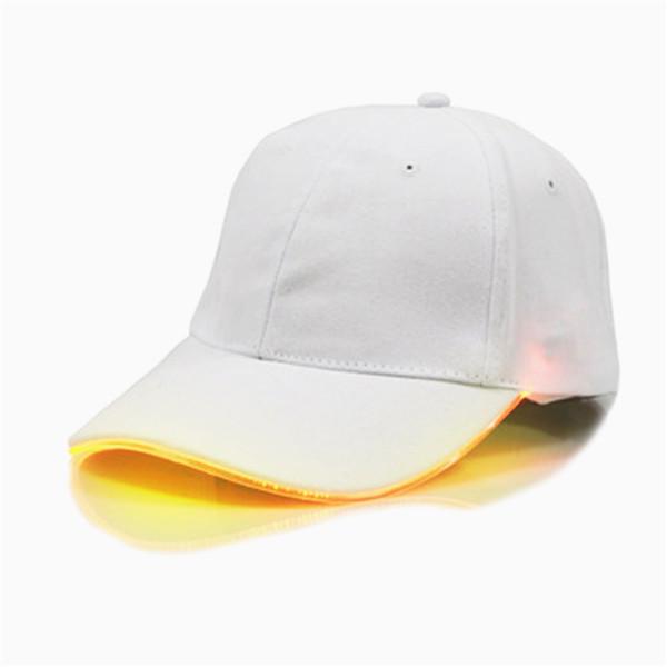 Newd Leuke verstelbare led-lichtgevende fedora-hoed met knipperende honkbalhoed Hiphop-accessoires 10