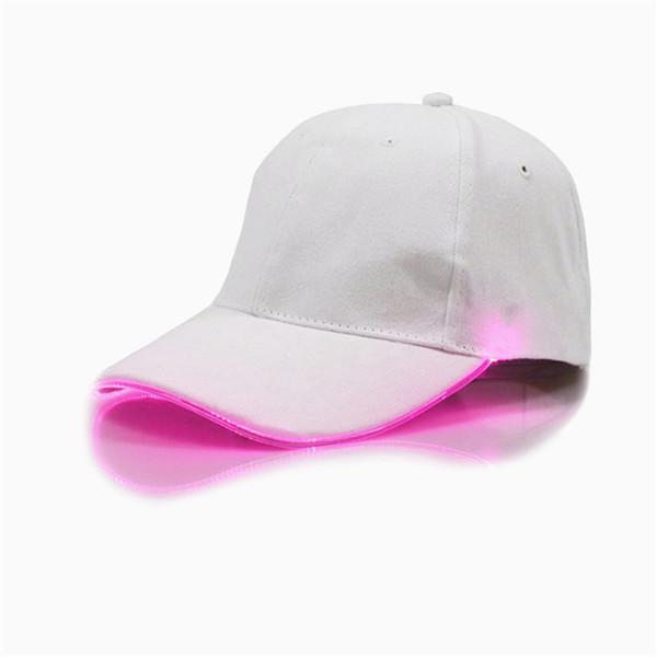 Newd Leuke verstelbare led-lichtgevende fedora-hoed met knipperende honkbalhoed Hiphop-accessoires 11