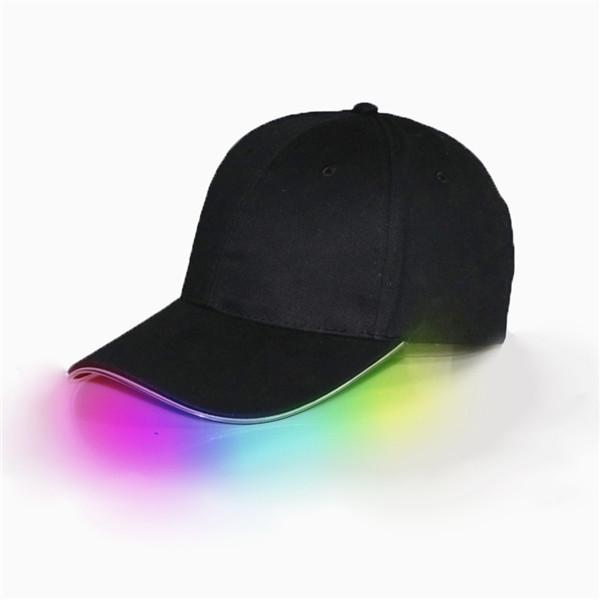 Newd Leuke verstelbare led-lichtgevende fedora-hoed met knipperende honkbalhoed Hiphop-accessoires 15