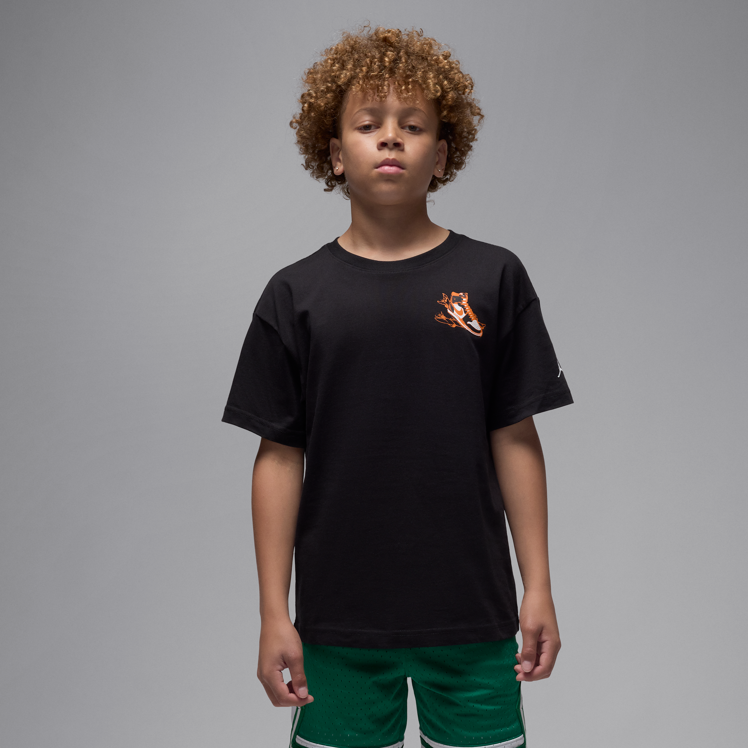Jordan 'Air  Has Landed' T-shirt voor kids - Zwart