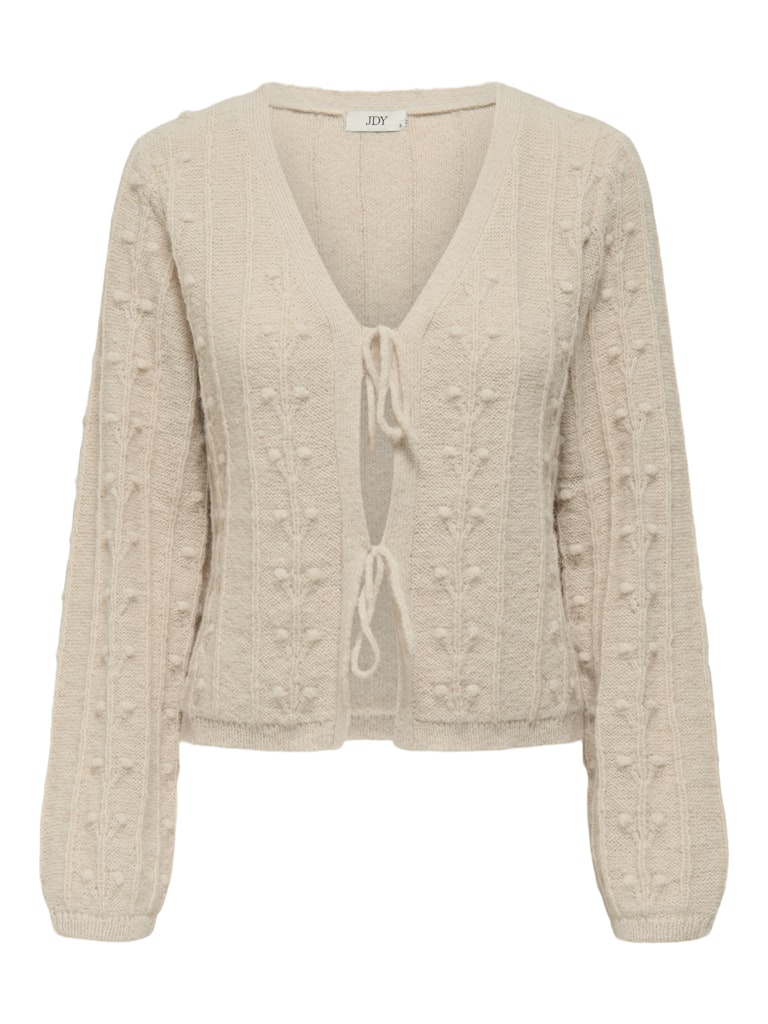 Jacqueline de Yong Jdysigrid life ls tie cardigan knt beige