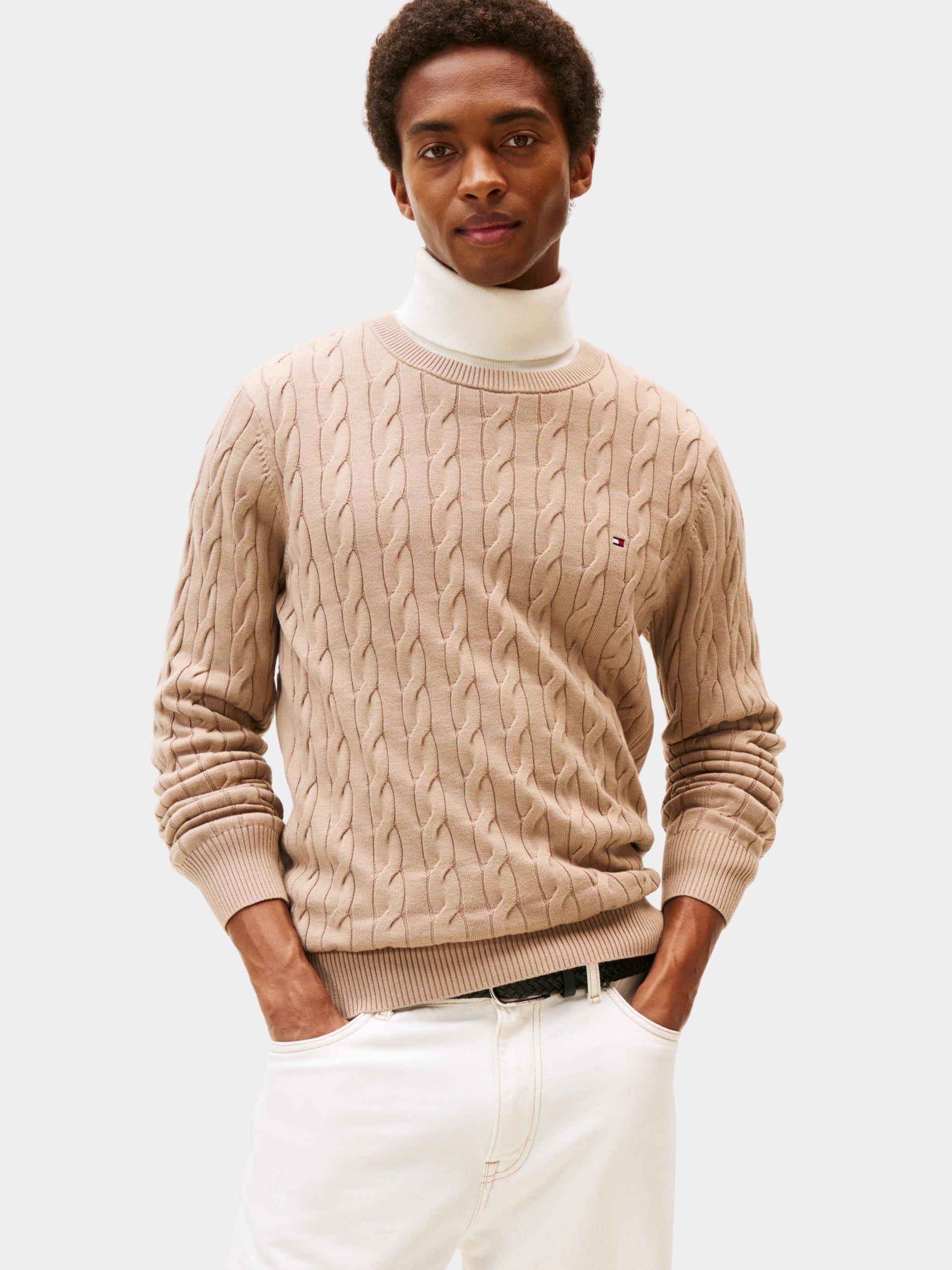 Tommy Hilfiger Pullover classic cotton cable crew nec mw0mw33132/afe