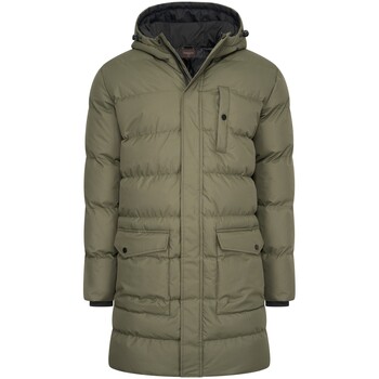 Cappuccino Italia Parka Jas  Hooded Winter Jacket Army