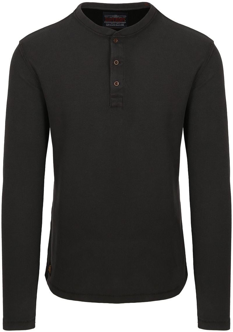 Superdry Vintage Textured Trui Antraciet