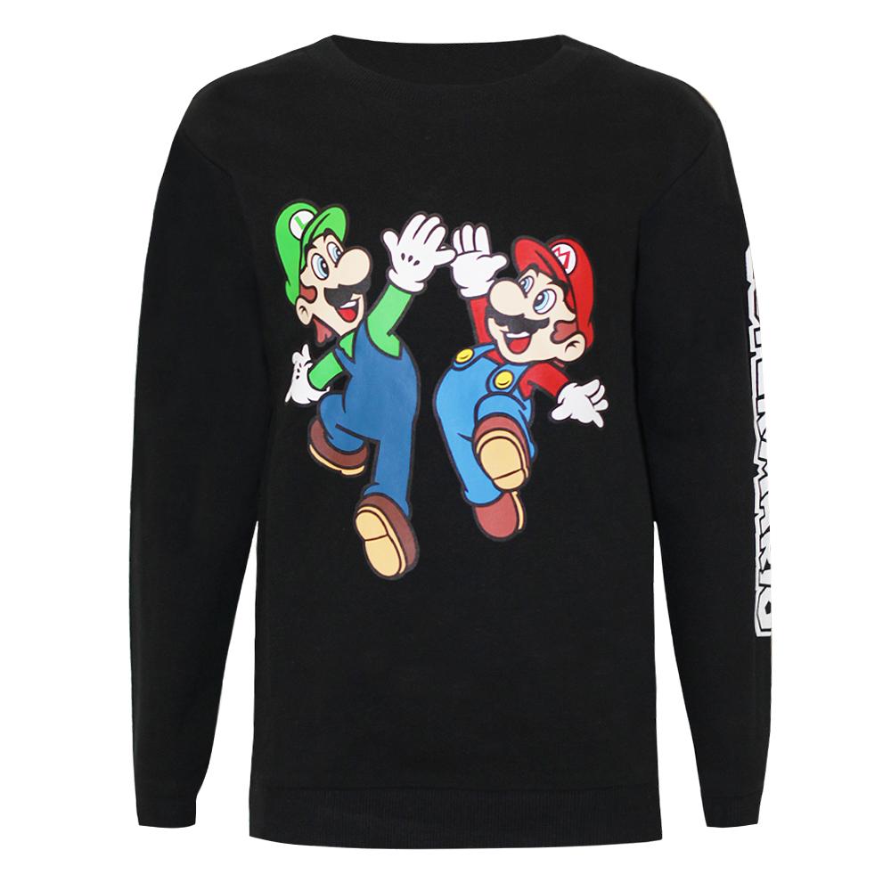 Super Mario jongens Luigi-sweatshirt 7-8 Years