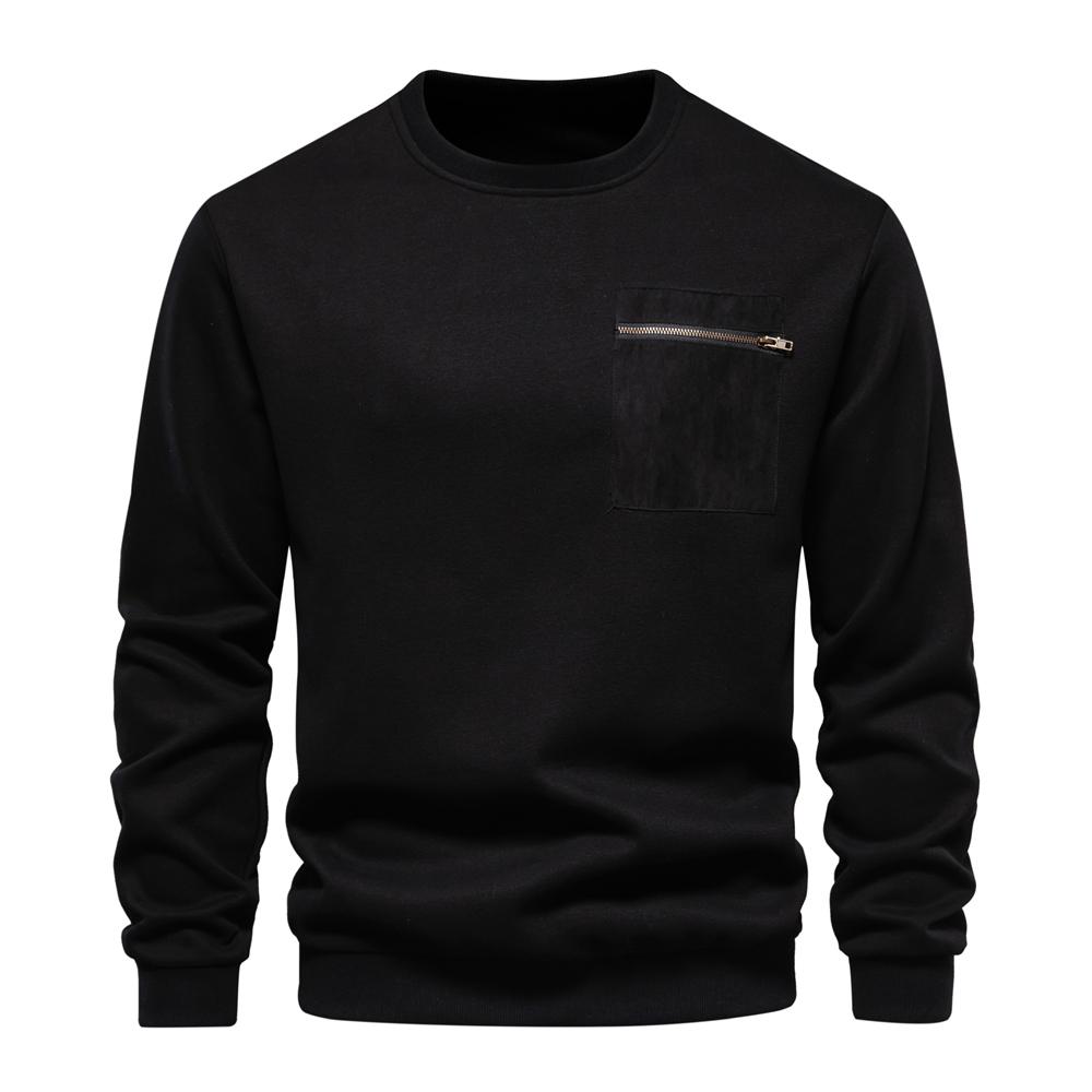 AIOPESON Men Fashion AIOPESON Hoge kwaliteit katoenen sweatshirt voor heren Ritsvak Heren Sweatshirts Casual Sport Herenkleding Trui Heren XL 85-95 kg