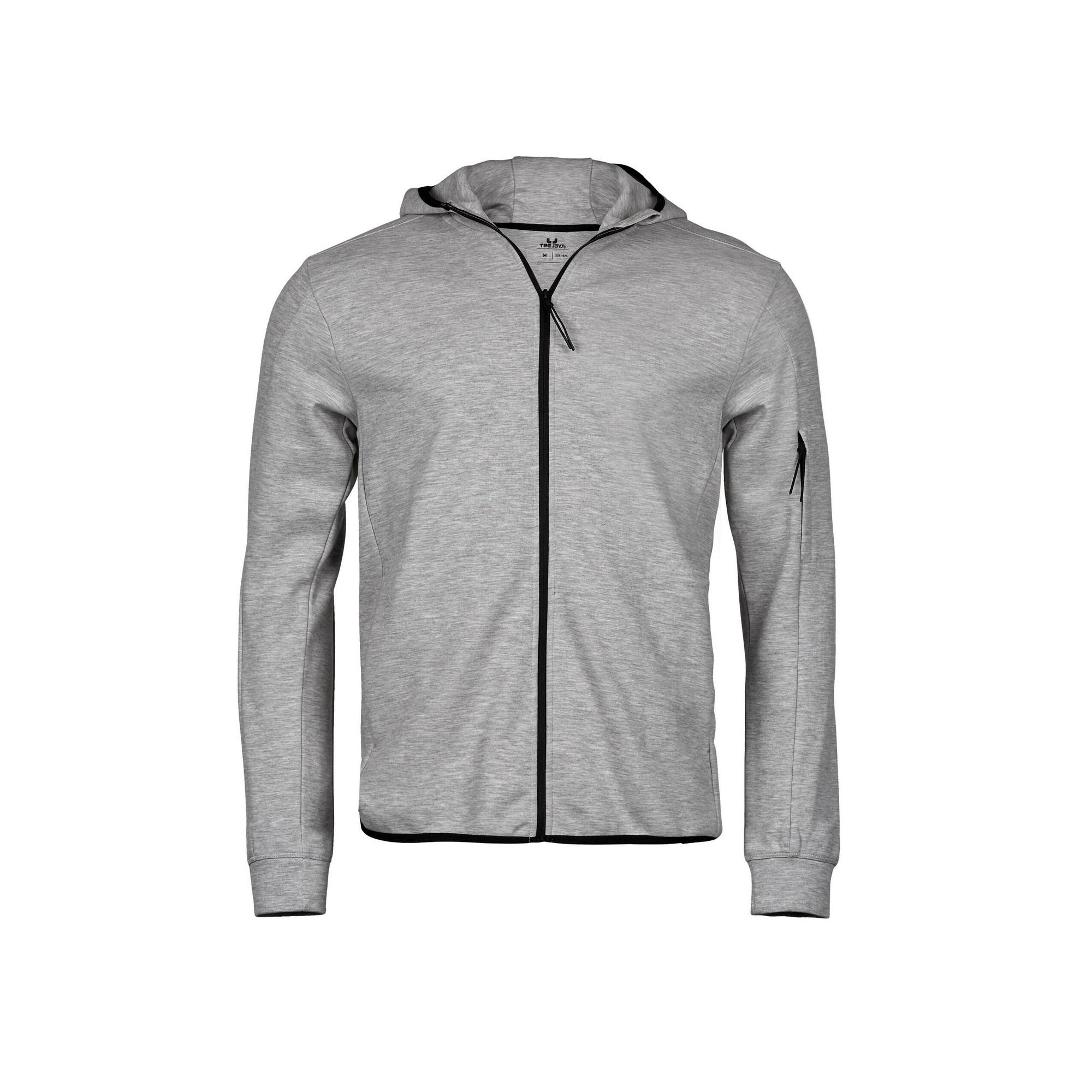Tee Jays atletische hoodie met volledige ritssluiting voor heren XXL