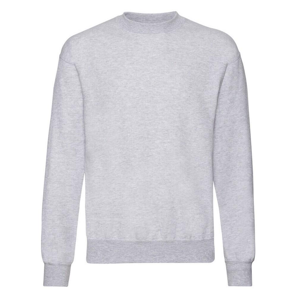 Fruit Of The Loom Mens Lightweight Drop Shoulder Sweatshirt XXL grijs