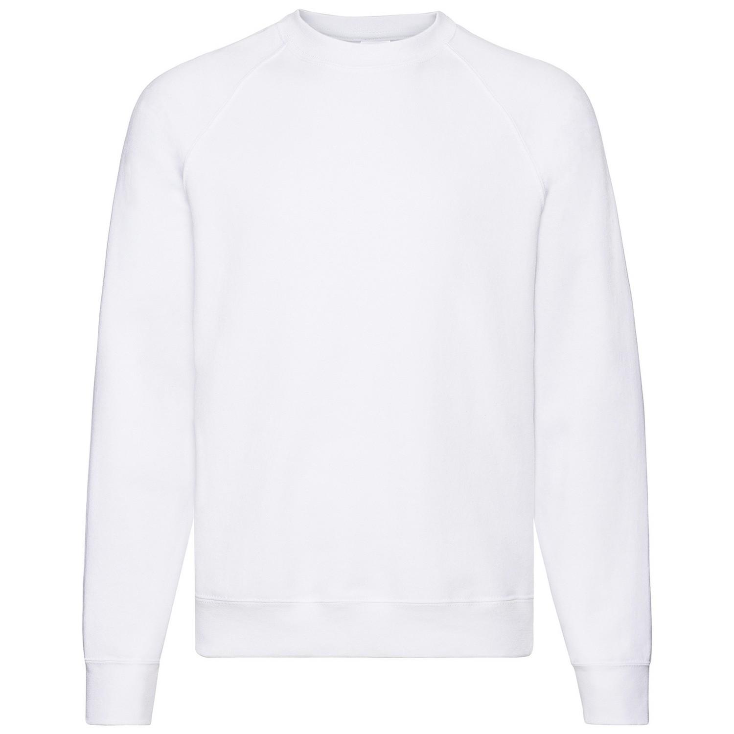 Fruit Of The Loom Mens Classic Heather Raglan Sweatshirt L