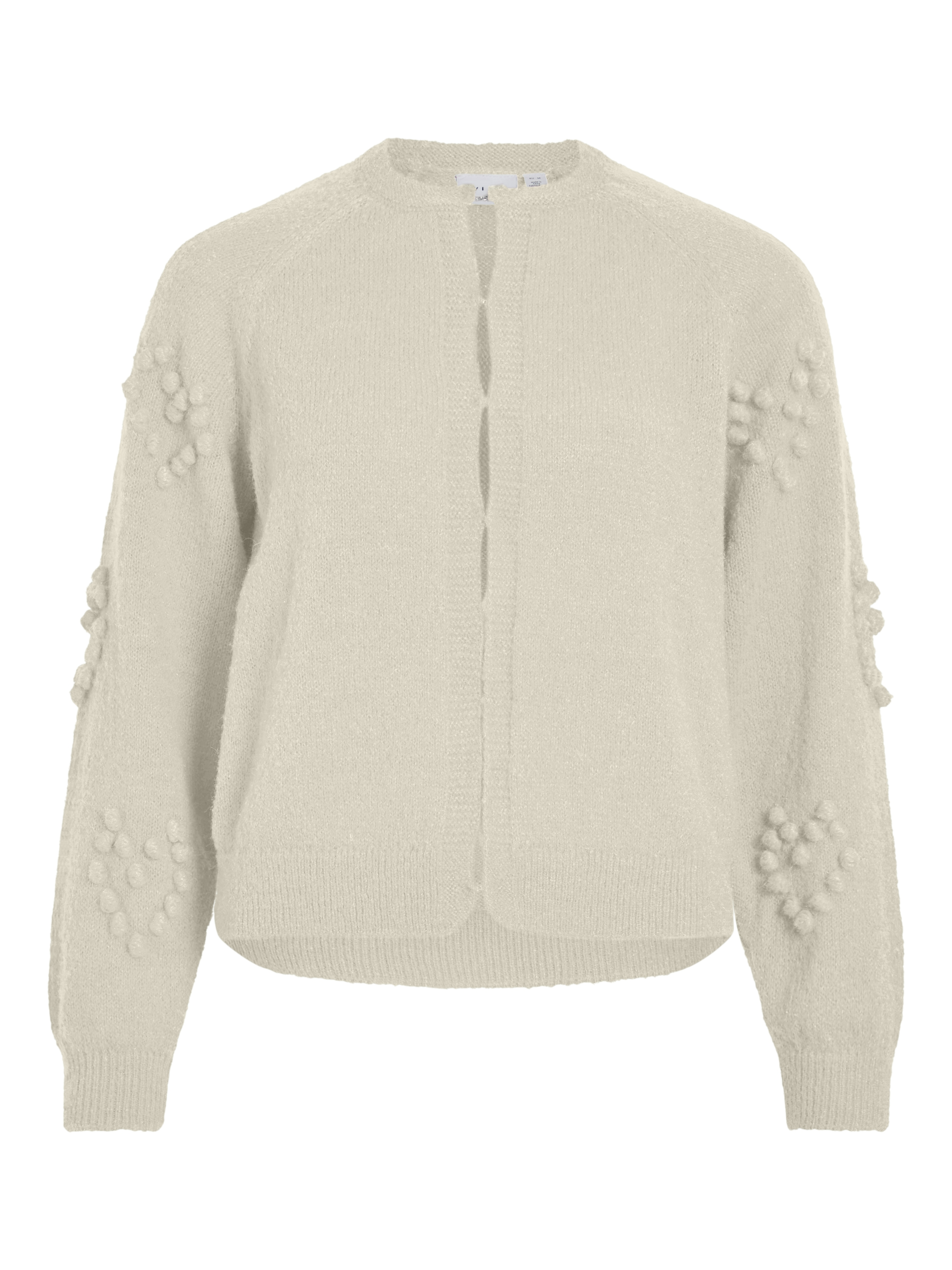 Vila vimerit l/s o-neck bubble knit card 14112273 birch