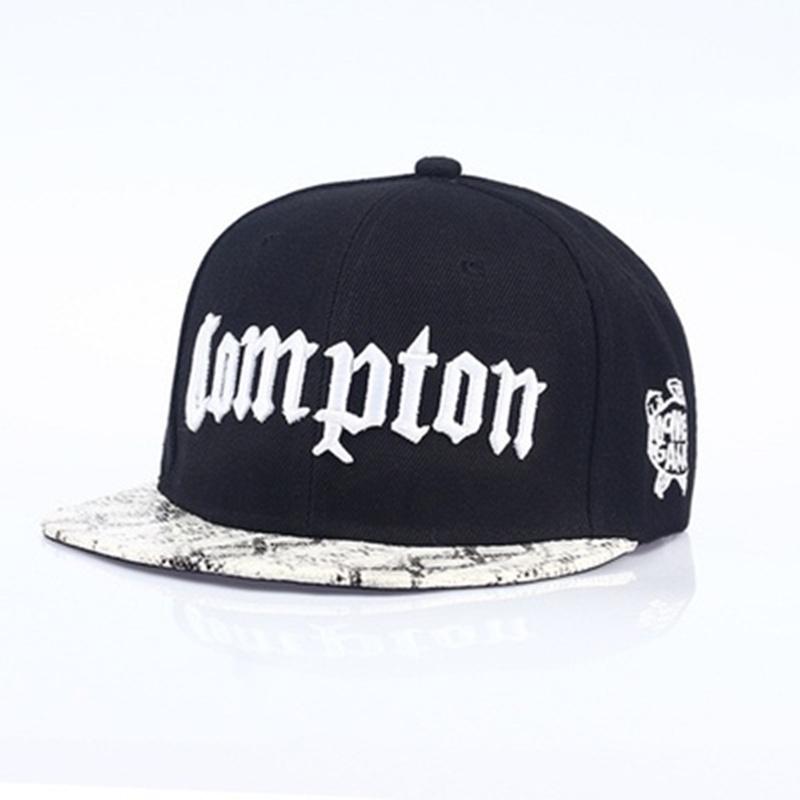 Cap Factory Honkbalhoed heren katoenen snapback hiphophoeden damesmode zonnebrandcrème sportpet zwart/wit