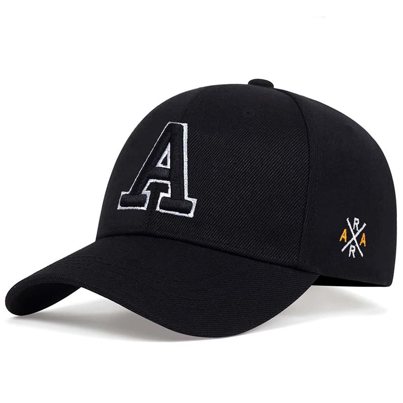 Cap Factory Mode Letter A Side AR borduurwerk hiphop caps mannen en vrouwen honkbalpet lente en herfst Outdoor reishoeden golfpet
