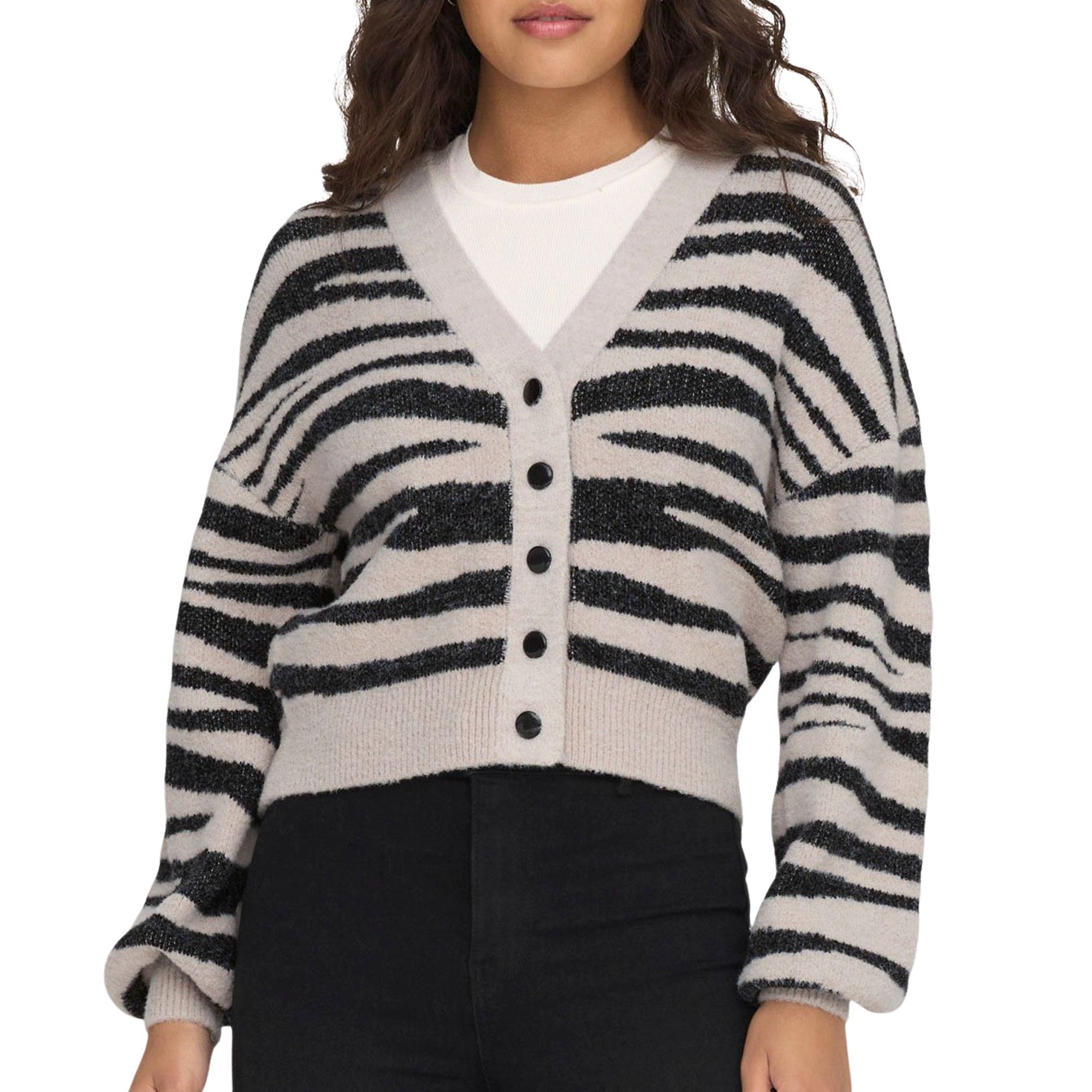 JDY Lorraine Animal Cardigan Vest Dames