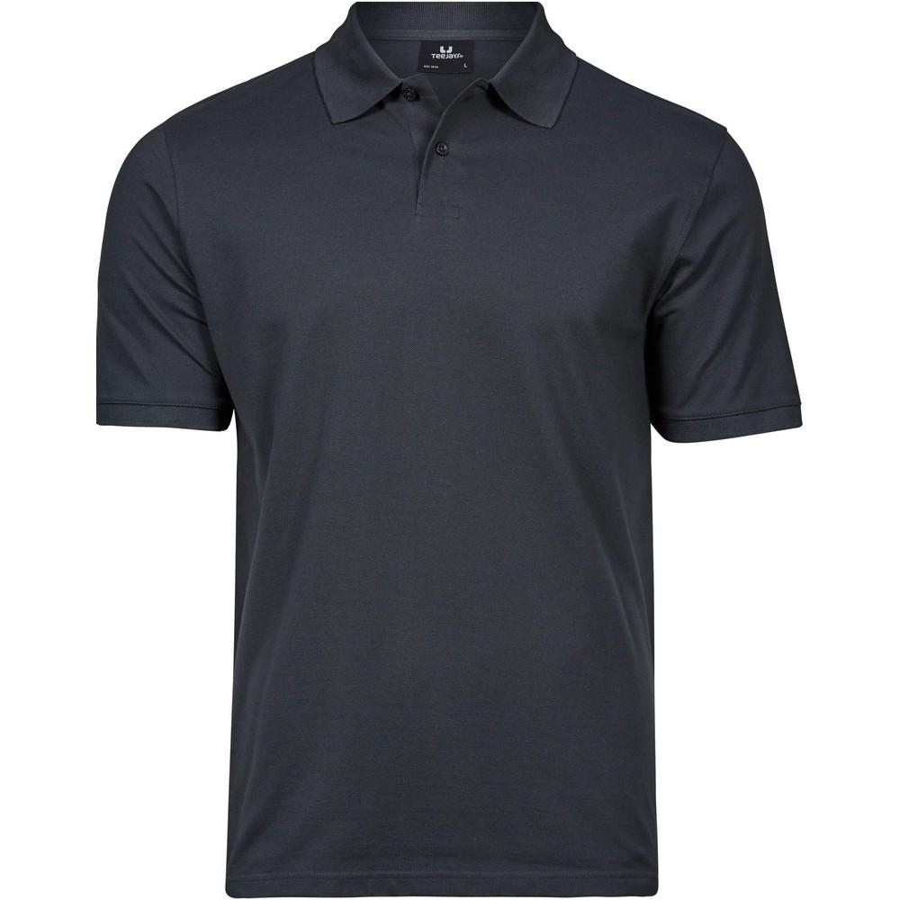Tee Jays heren katoenen piqué poloshirt XL donkergrijze kleur