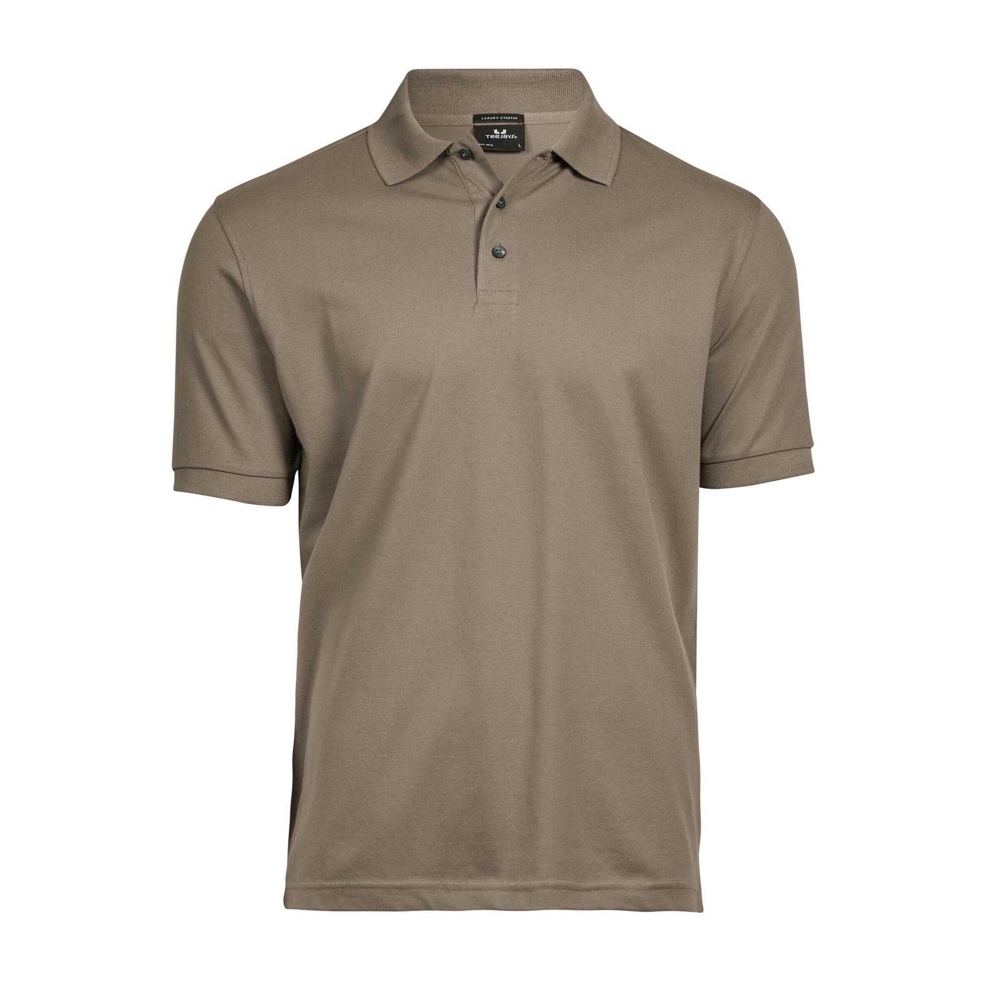 Tee Jays Mens Luxury Piqué Stretch Polo Shirt L