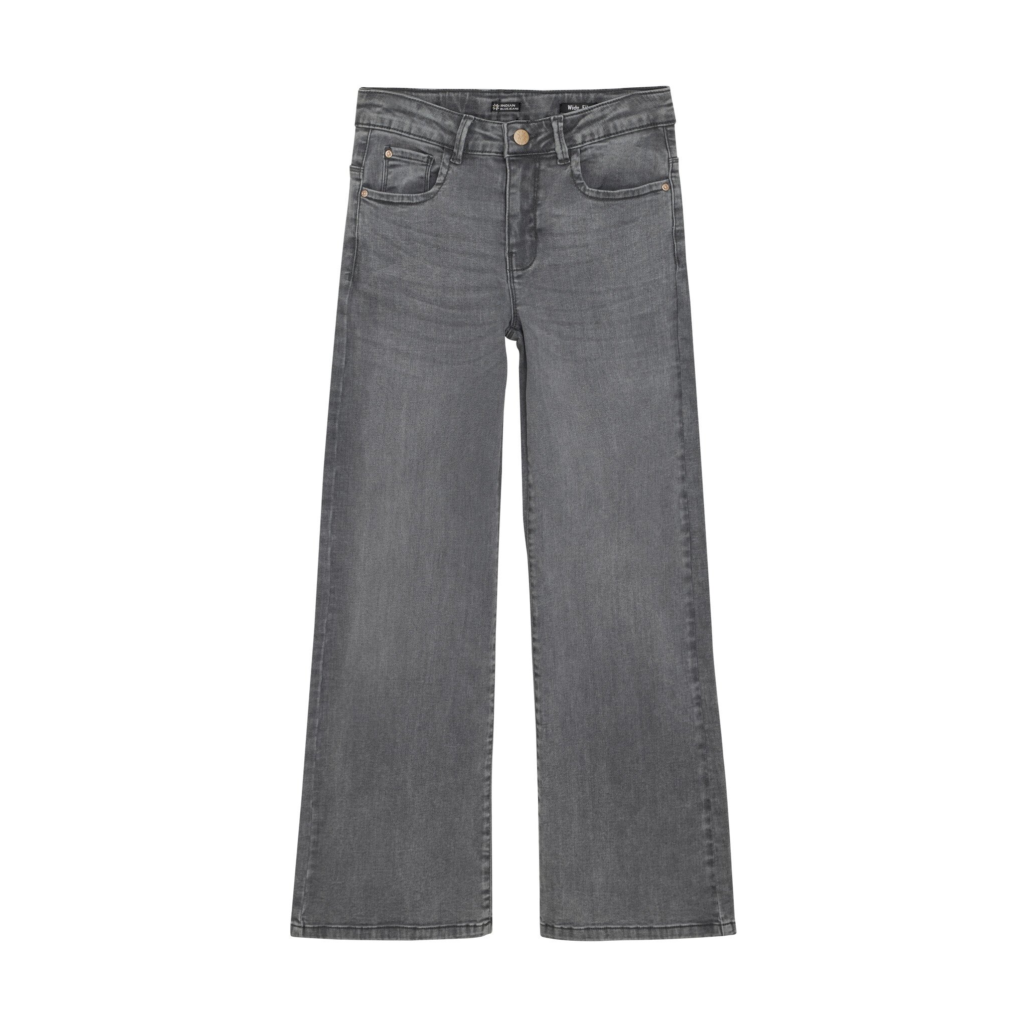 Indian Blue Jeans Winter jeansbroek meisjes - grijs - wide fit
