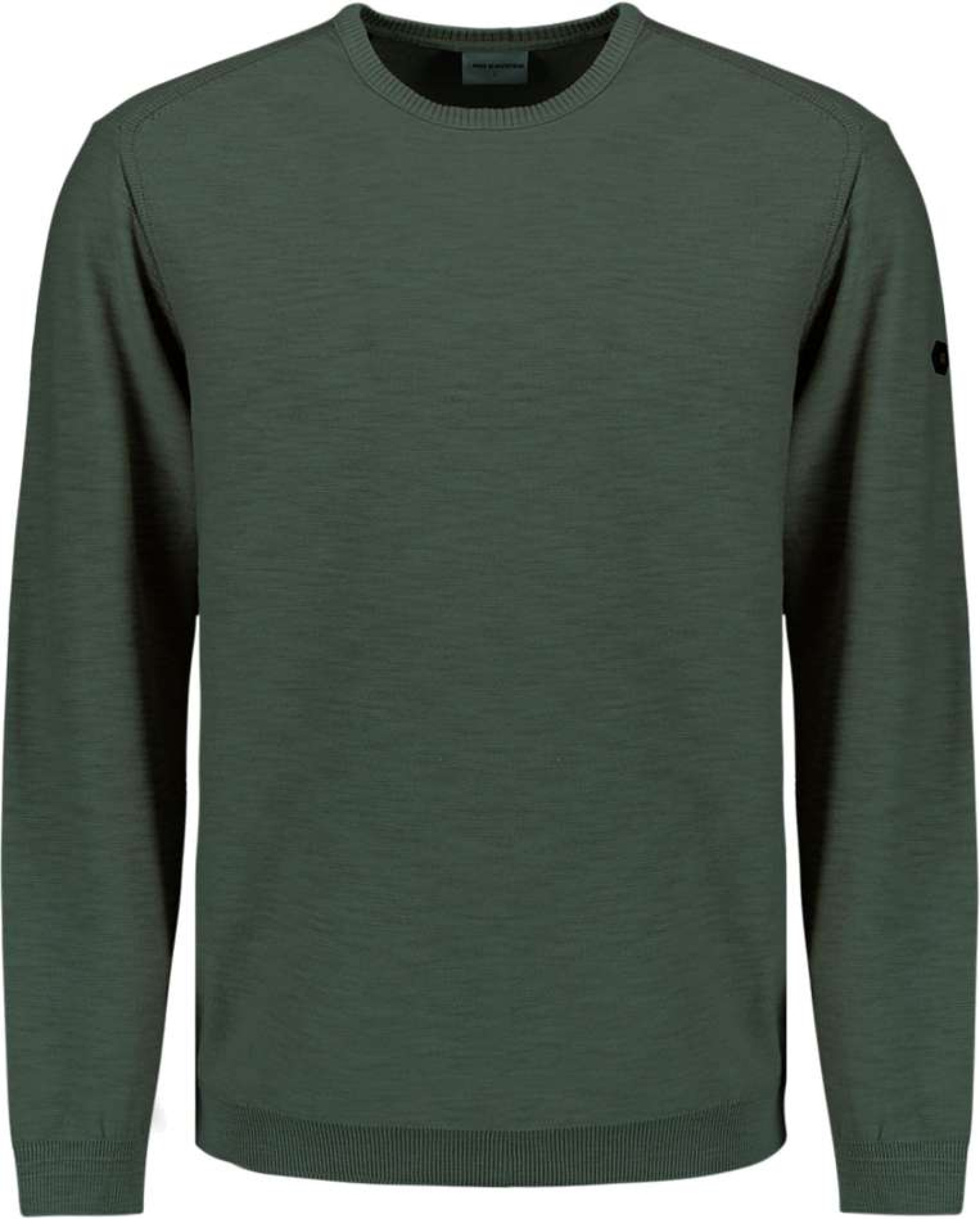 No Excess Pullover crewneck garment dyed + st dark steel